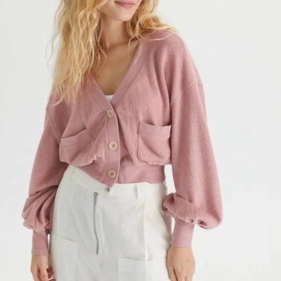 URBAN OUTFITTERS | Sofia Pocket Cardigan - Picture 1 of 11